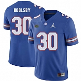 Florida Gators 30 DeAndre Goolsby Blue College Football Jersey Dzhi